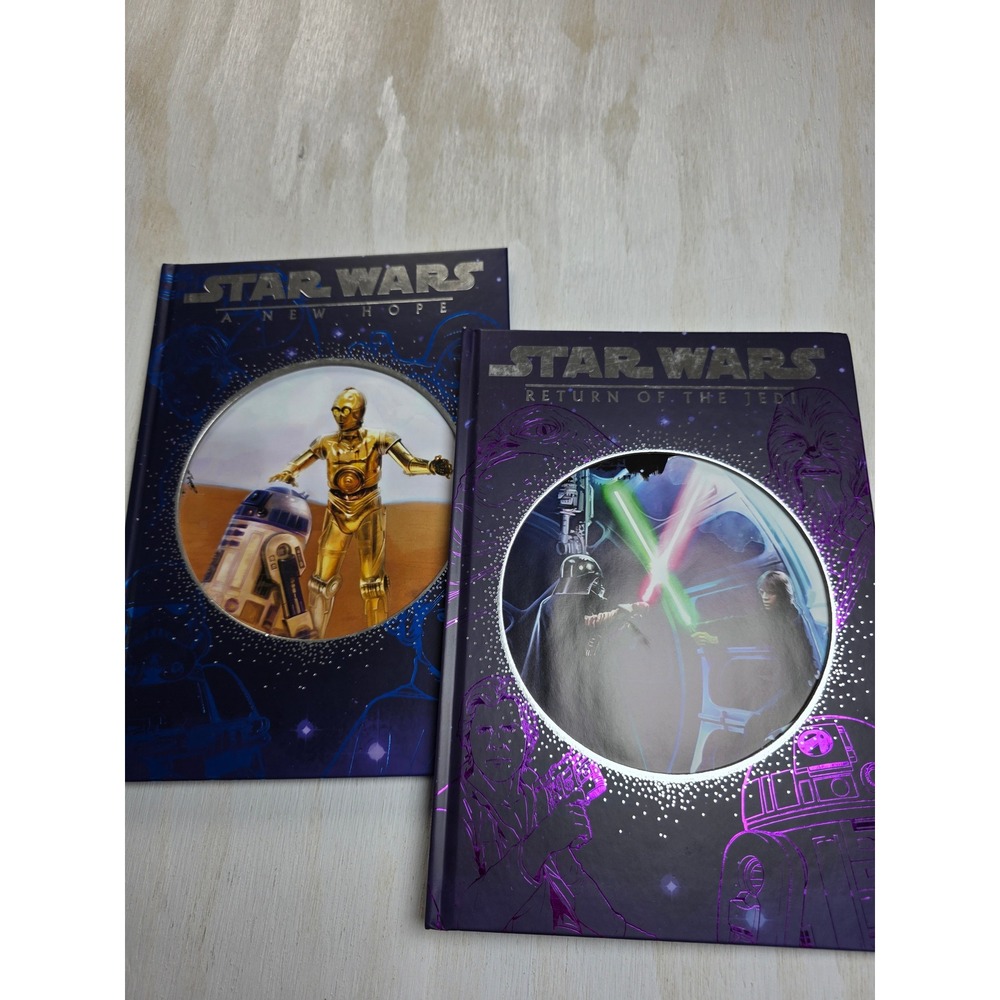 Star Wars A New Hope & Return of the Jedi Storybook Set Ryder Windham Brian Rood